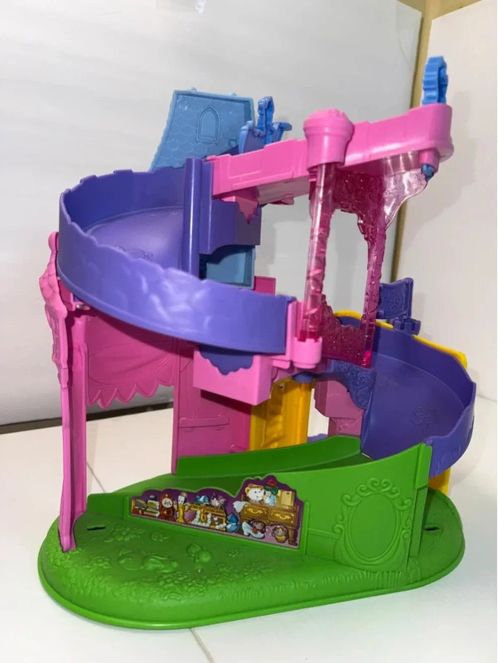 2016 Fisher Price Disney Princess Light & Twist Wheelies Tower
